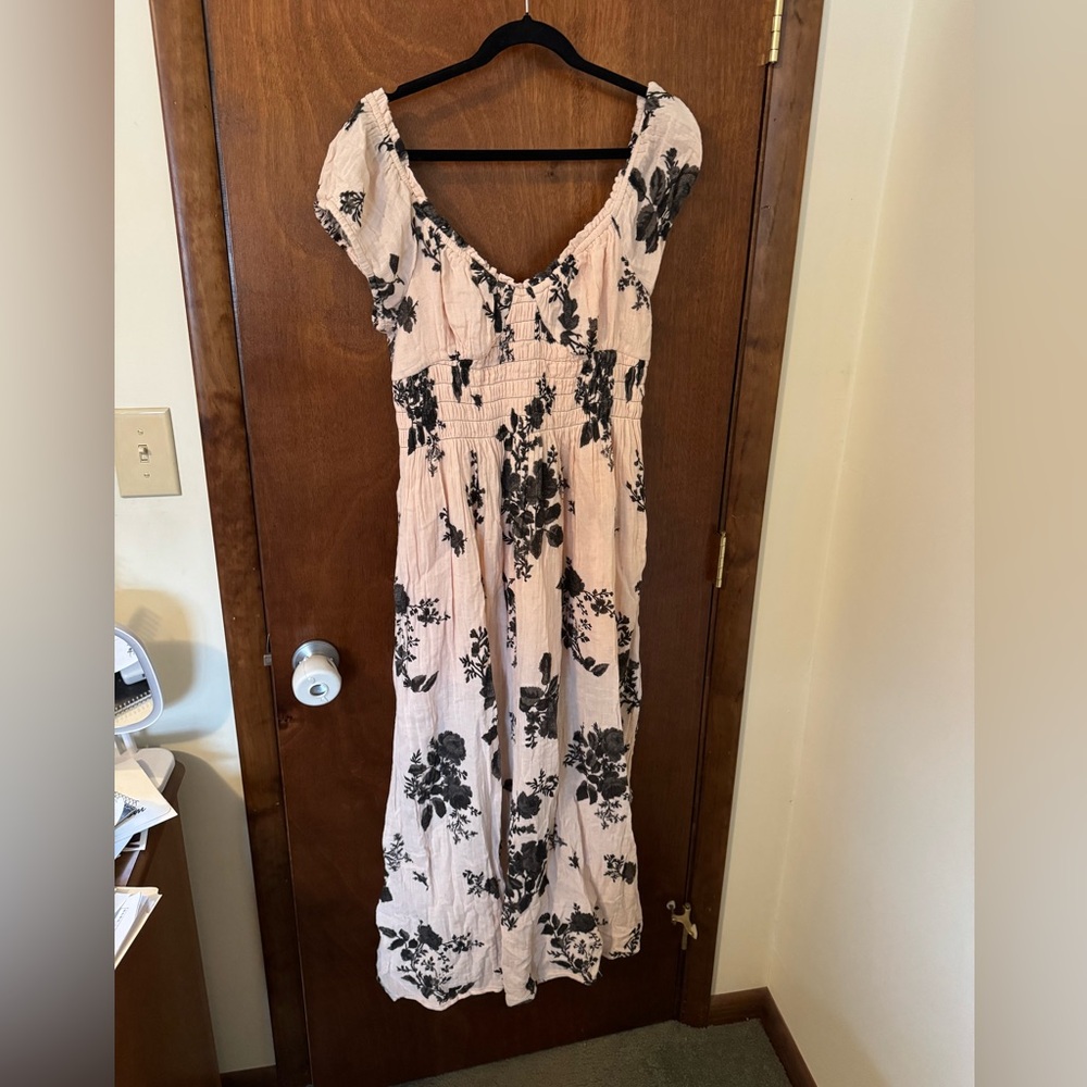 Free people forget me not midi dress
